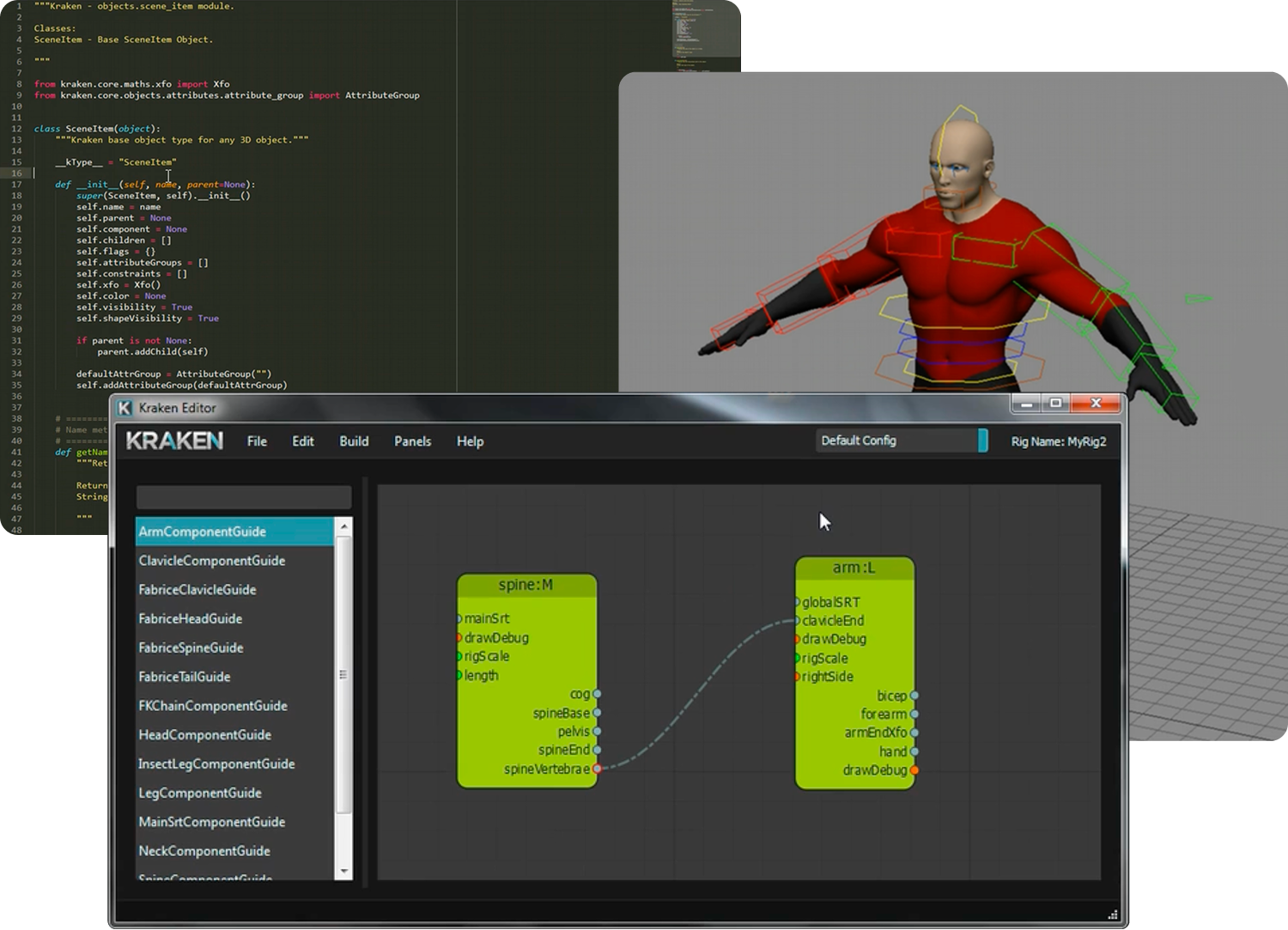 Kraken Rigging Framework