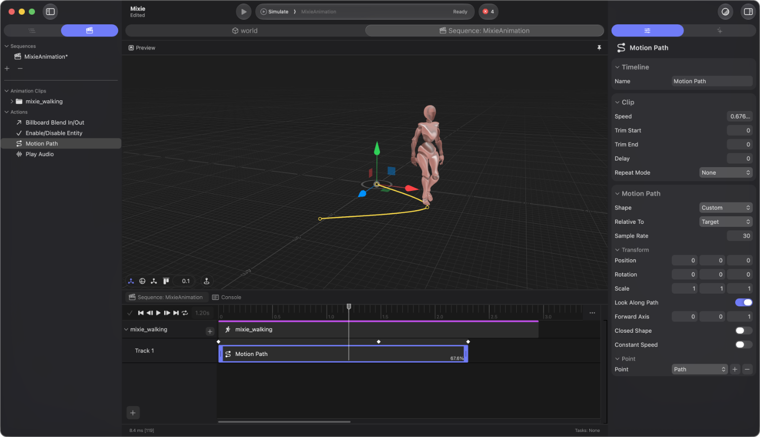 Reality Composer Pro V3 – Animation Editors